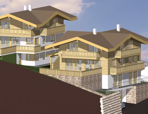 3D-Visualisierung eines Bauprojekts © Ing. Markus Stock GmbH