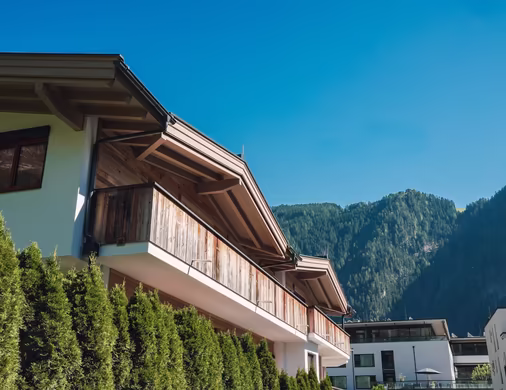 Aufstockung Wohn- und Appartementhaus Mayrhofen © Jakob Kirnbauer